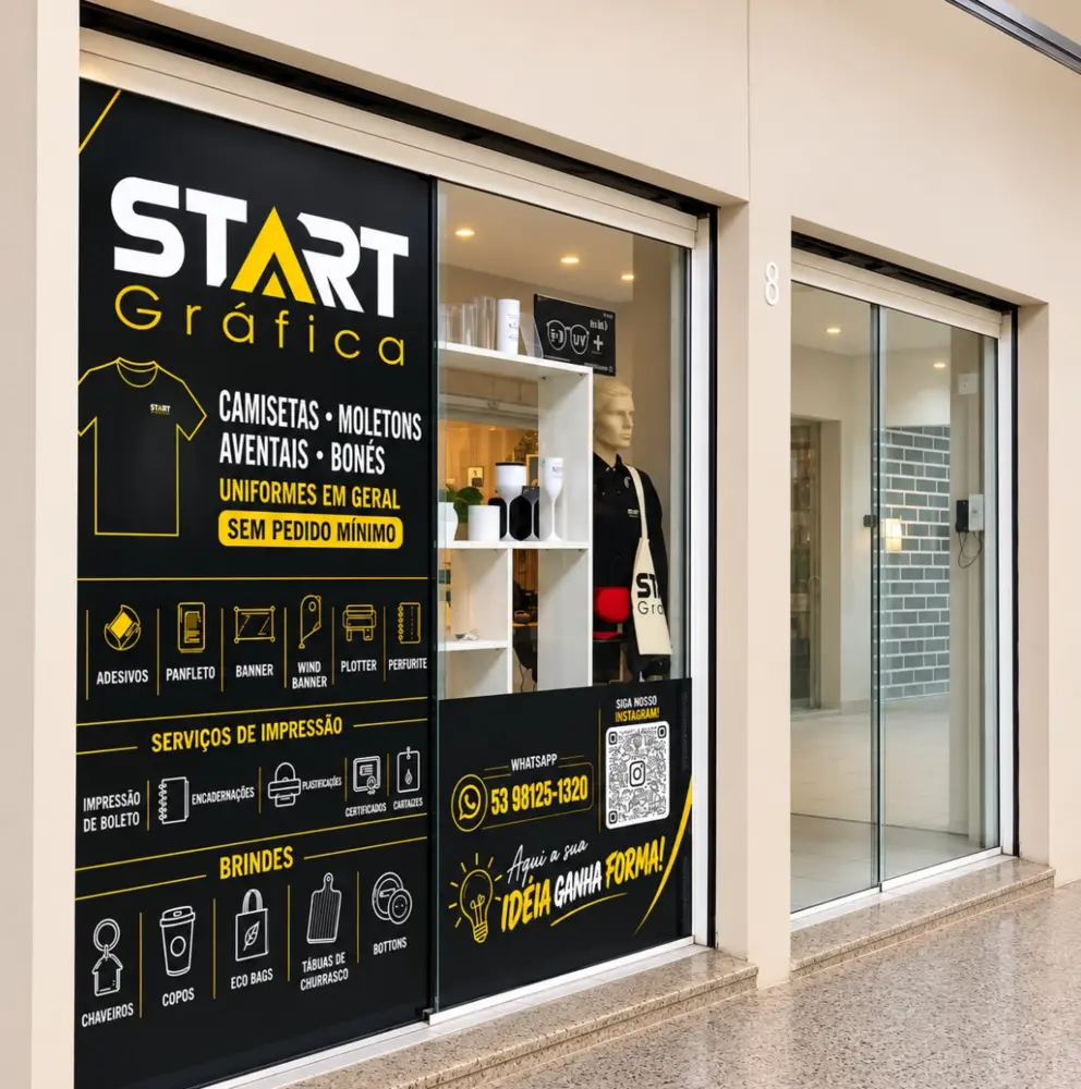 Fachada da START Gráfica em Pelotas